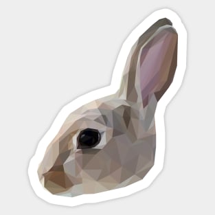 Geometrical Rabbit Sticker